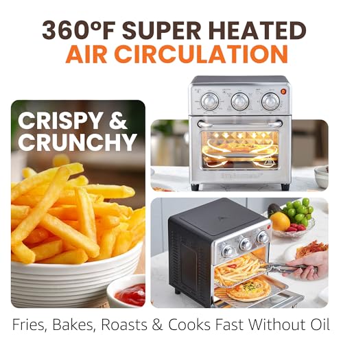 8.5Qt. Air Fryer Oven with Convection, Stainless Steel R685