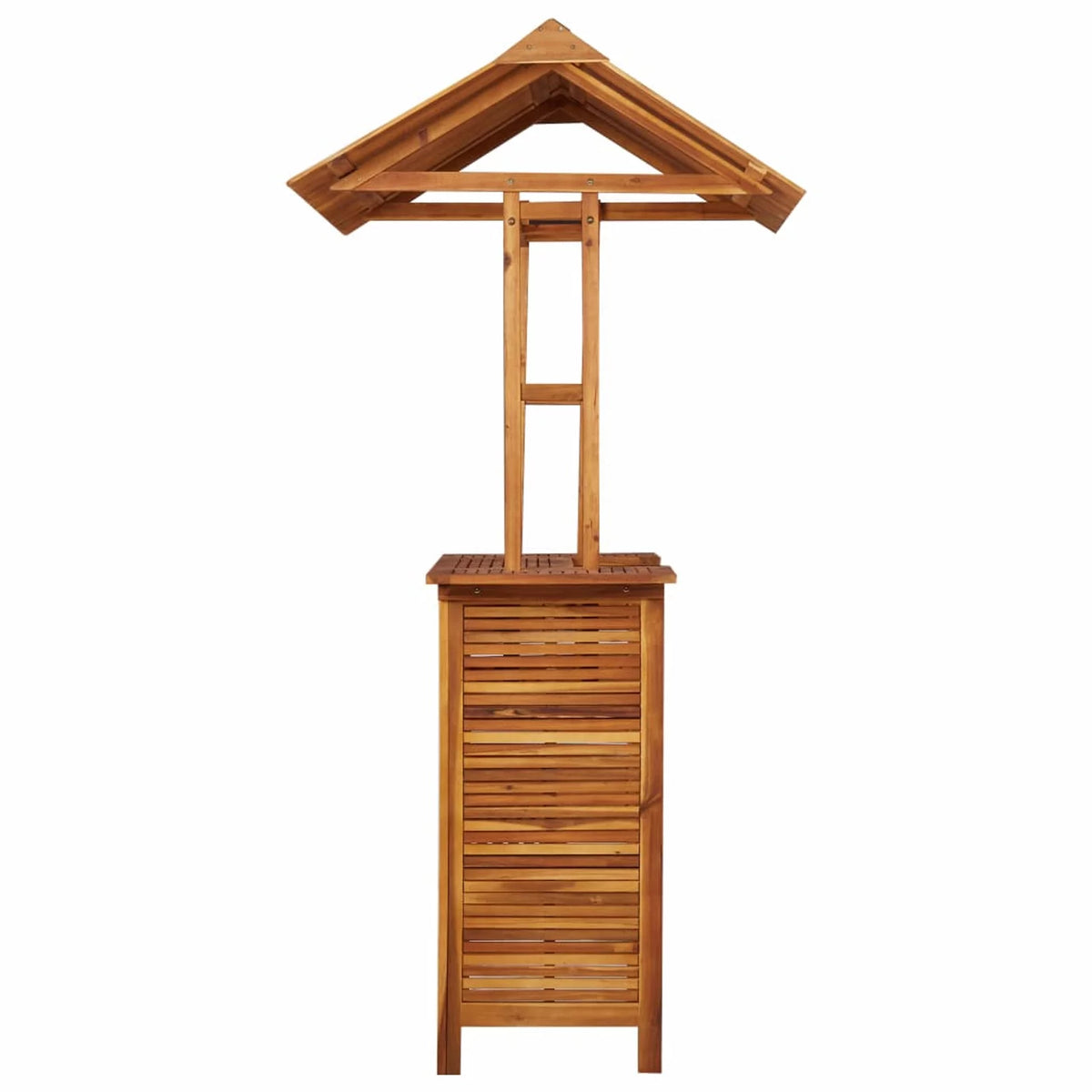 Patio Bar Table with Acacia Wood Bistro Table Y78973