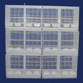 6 Small Breeding Cages with Divider White A483