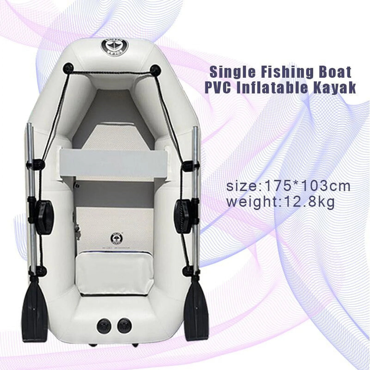 1 person Inflatable Rowing Boat Kayak Canoe V765