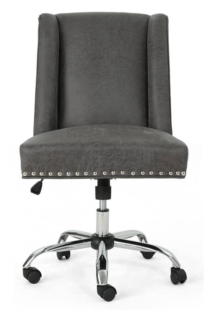 Slate Microfiber Desk Chair U2749