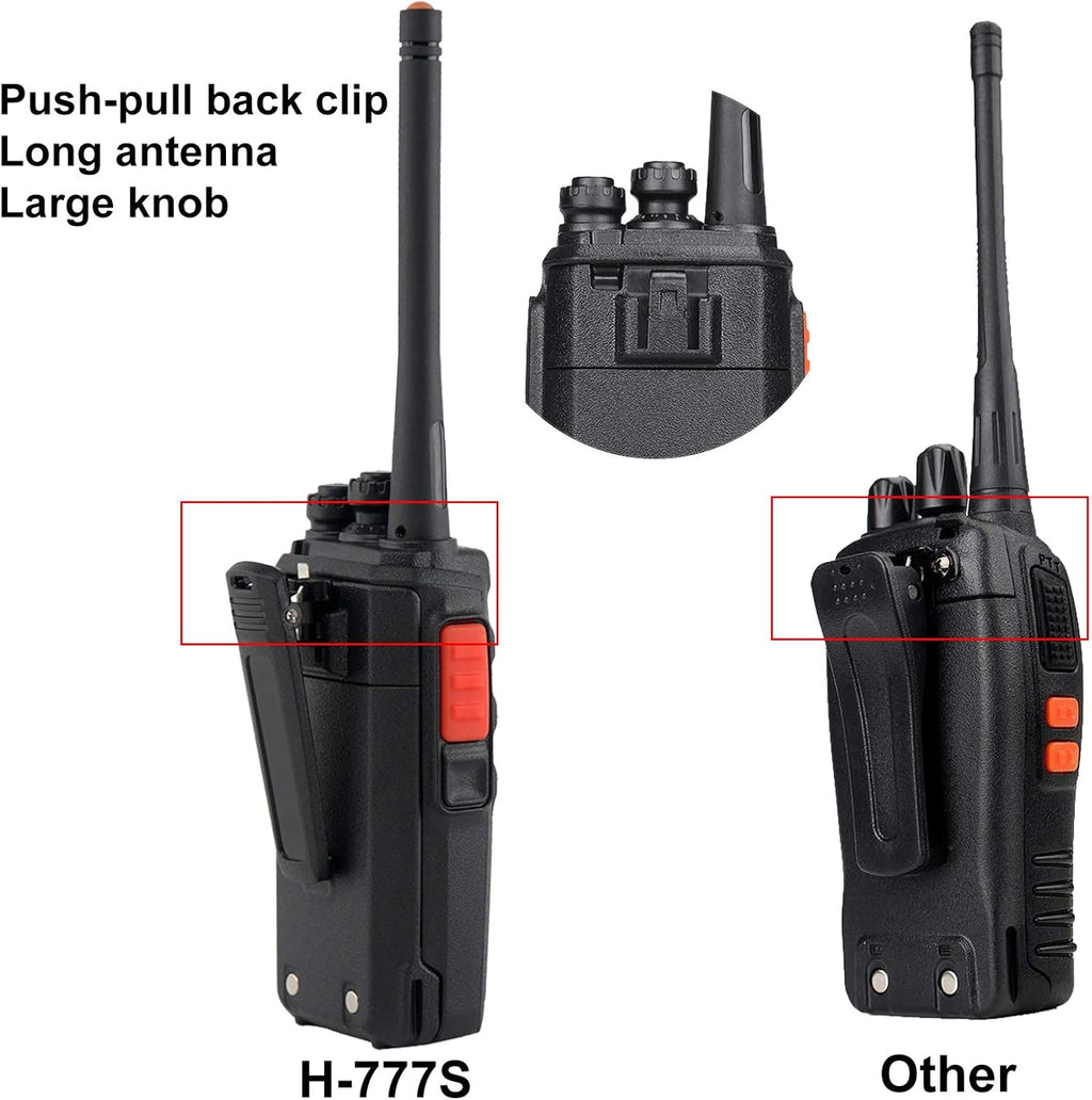 6 Pack Walkie Talkies with Multi Gang Charger V892