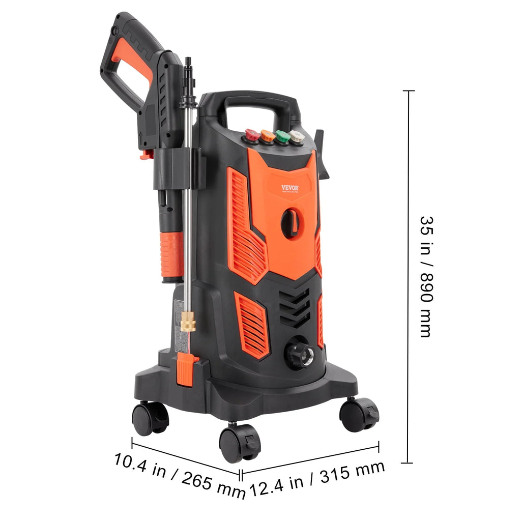 Electric Pressure Washer 2300 PSI 1.9 GPM Cold Water Wheeled Y655303