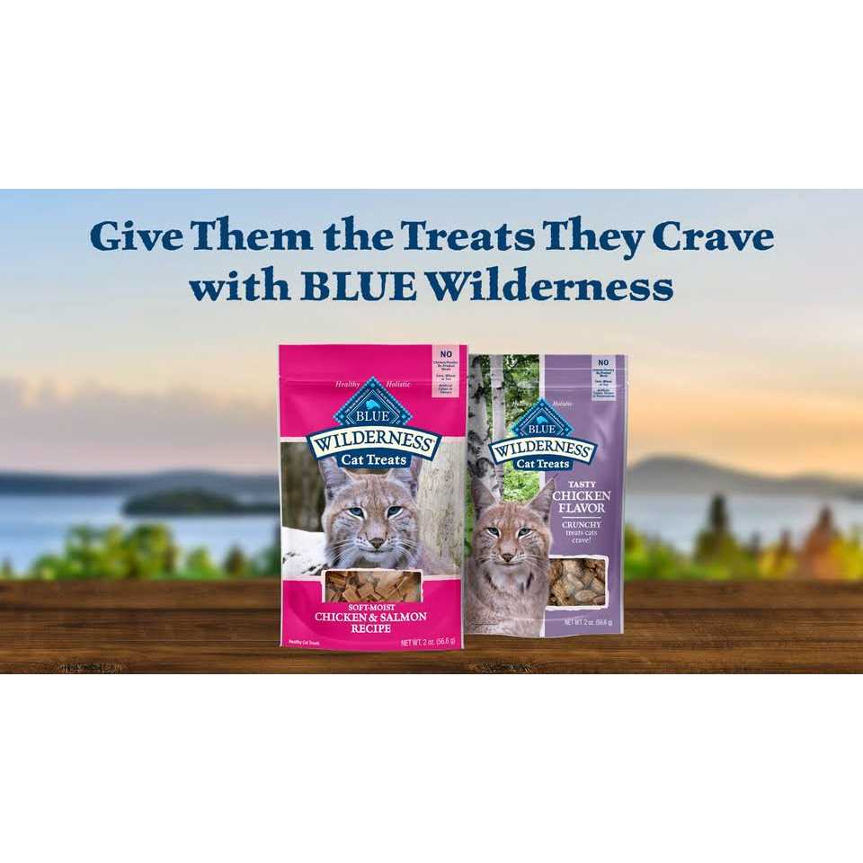 Blue Buffalo Wilderness Crunchy Cat Treats K8658