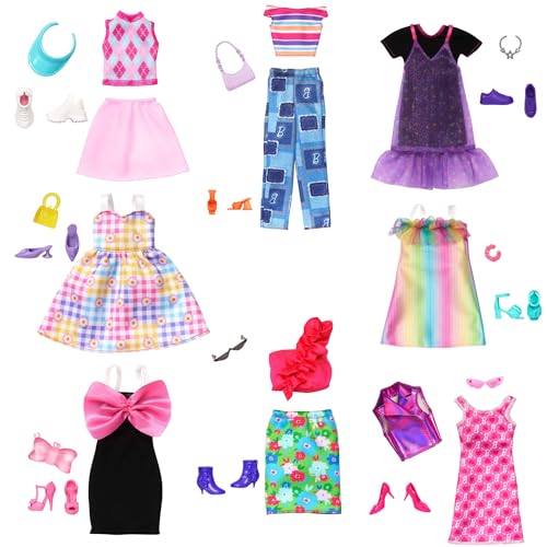 Fashionistas Ultimate Closet with Clothes (3 Outfits) & Fashion Accessories Including 6 Hangers F86926