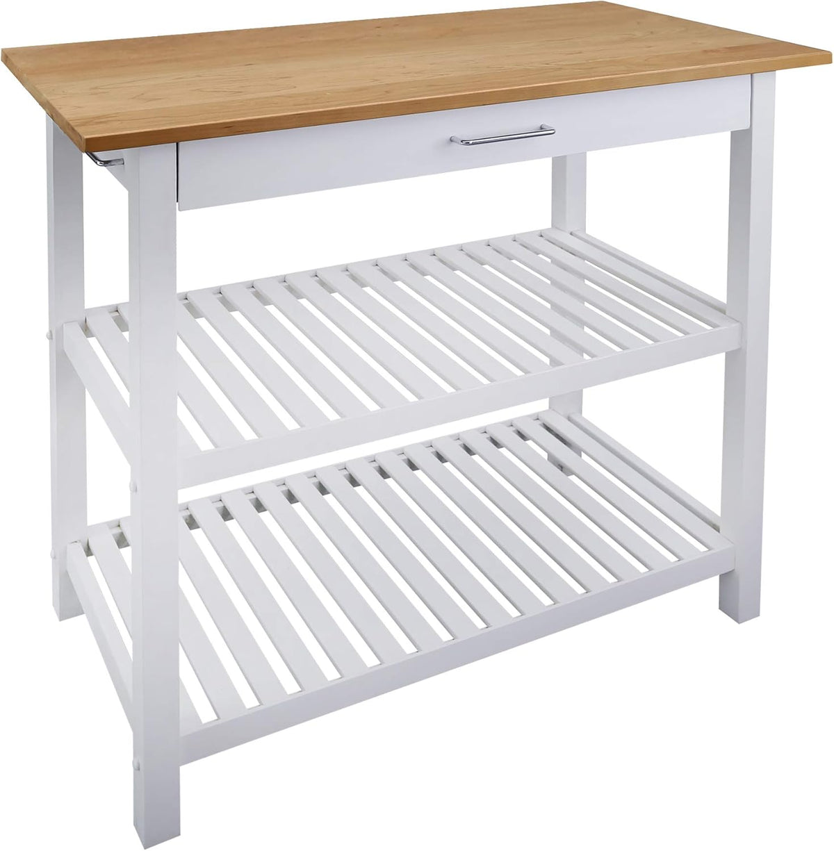 Kitchen Island with Solid American Hardwood Top K706