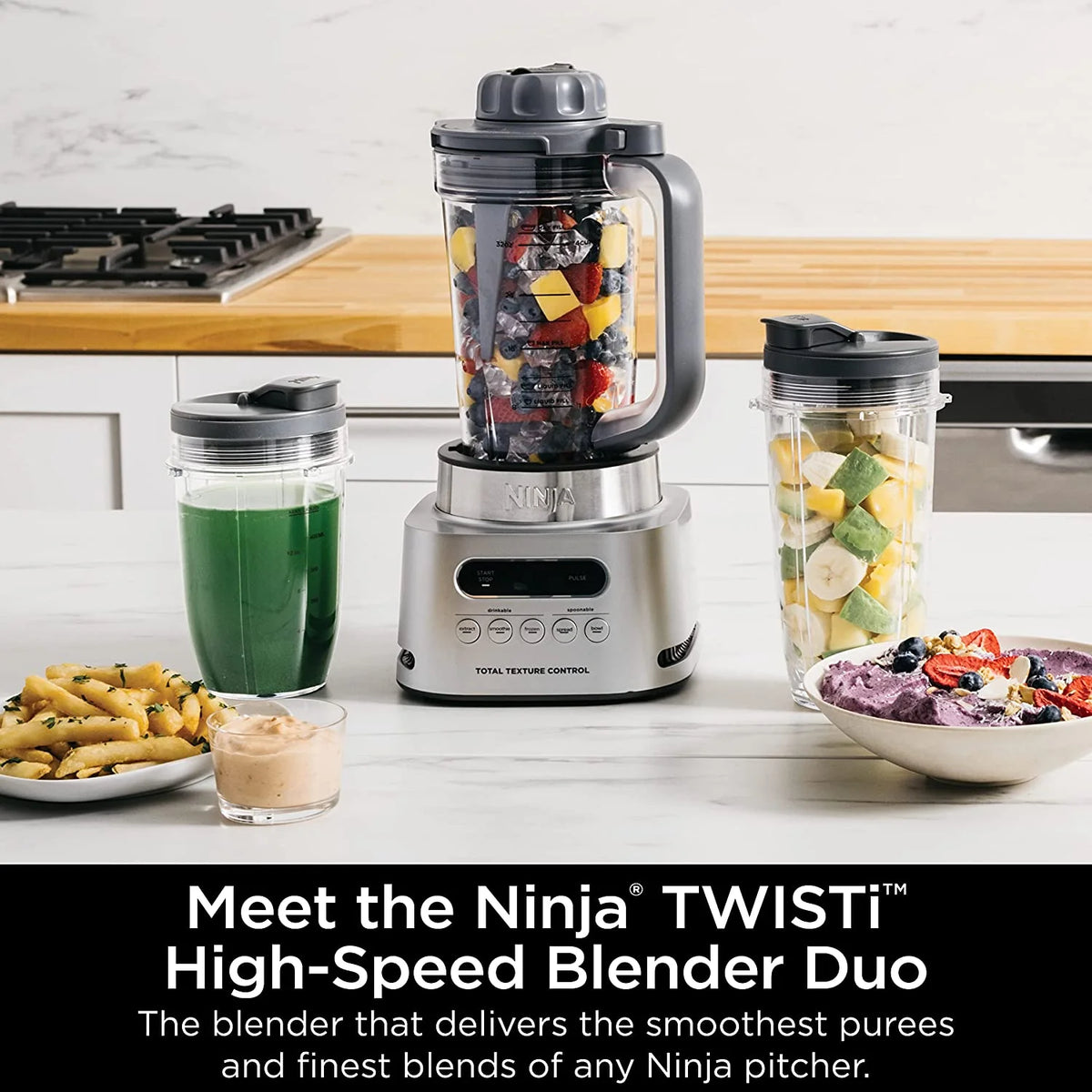 Gray Blender with 34-oz. Pitcher and 2 To-Go Cups H454742