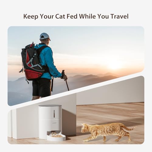 4L Automatic Cat Food Dispenser with App Control J31685