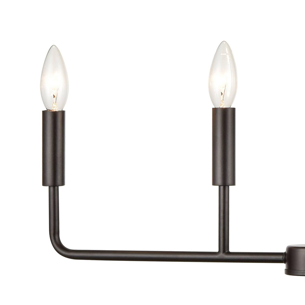 4 Light Small Chandelier Oil Rubbed Bronze T698025