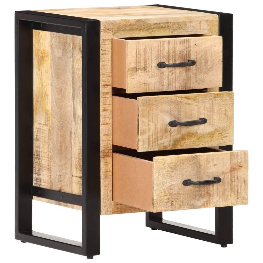 Solid Mango Wood Bedside Cabinet F688911