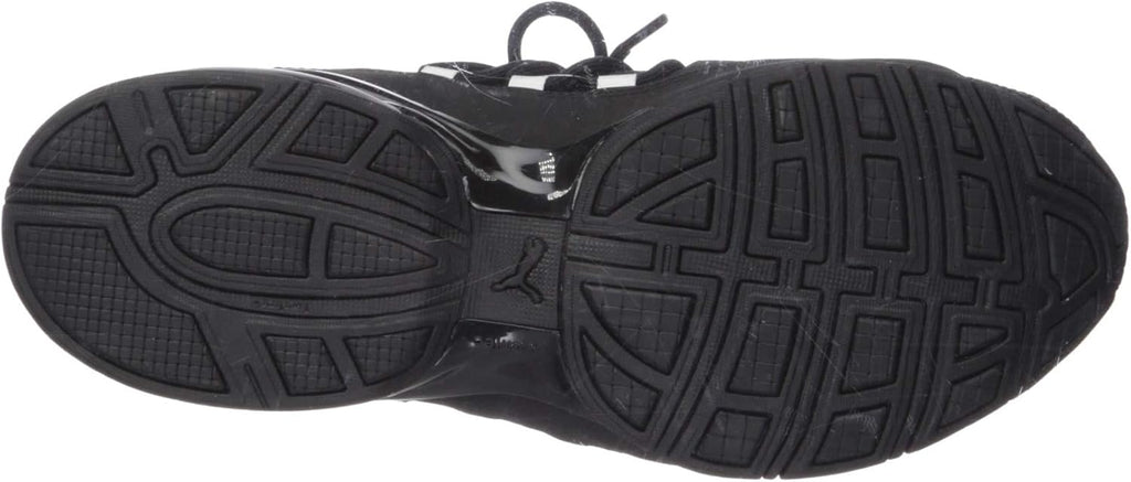 Black/White 10.5 Woven Running Shoe P467