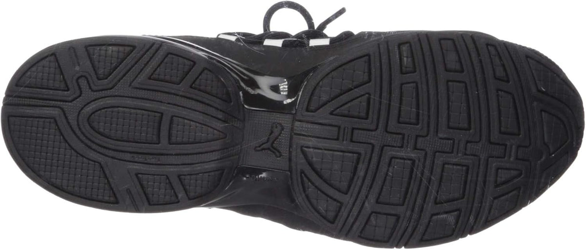 Black/White 10.5 Woven Running Shoe P467