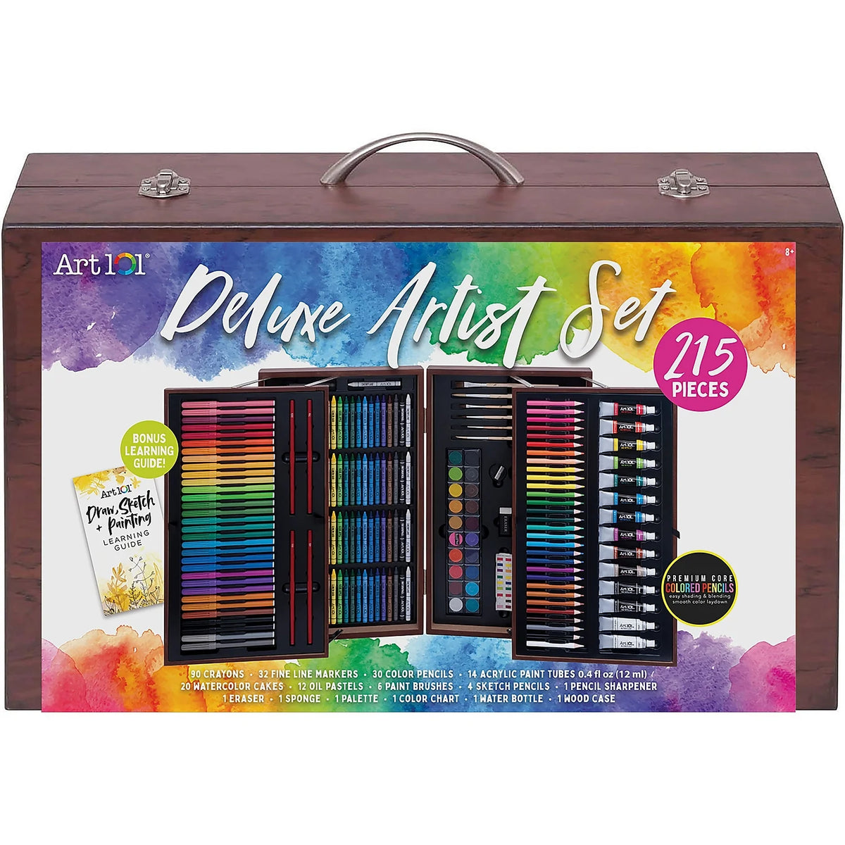 215 Piece Art Set in Wood Case B175945