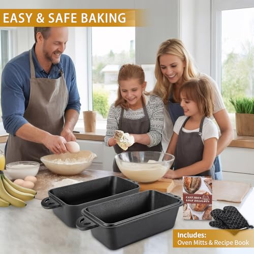 Cast Iron 9x5 Inch Loaf Pan with Lid 2 Piece Set G7321