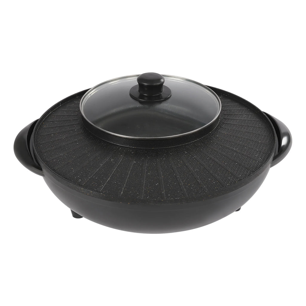Portable Circular Hotpot Grill Combo Nonstick E1257