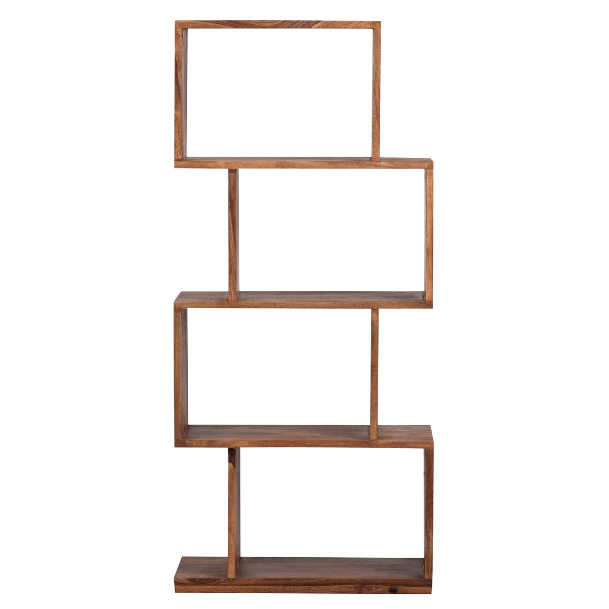 4 Shelf Stacked Wood Bookcase Y823
