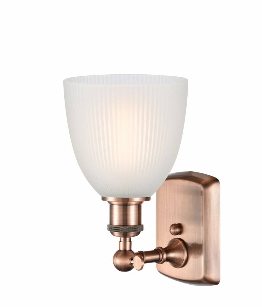 Brushed Brass 1 Light Sconce J8739