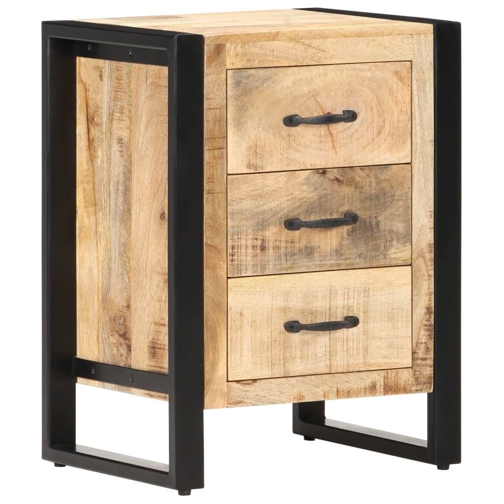 Solid Mango Wood Bedside Cabinet F688911