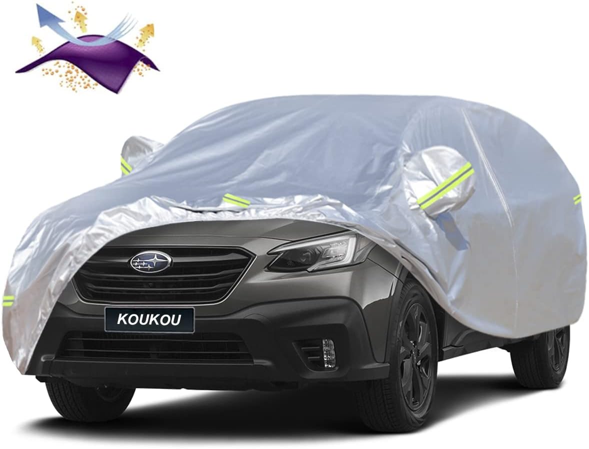 Waterproof All Weather SUV Car Cover with Zipper Door T8028
