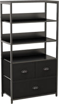 4-Tier Storage Shelf Unit with 3 Drawers C39231