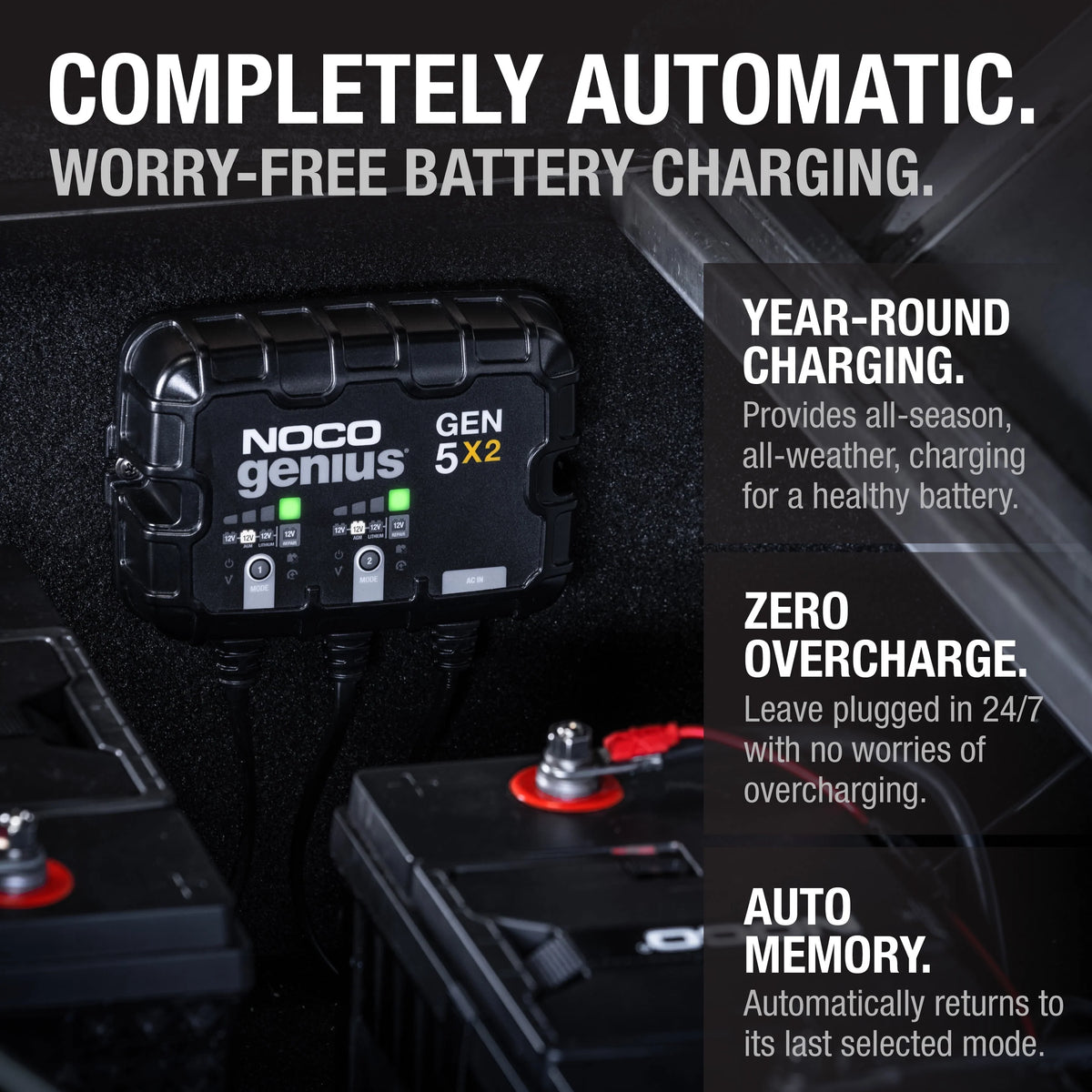 2-Bank 10A 12V Onboard Battery Charger L646874