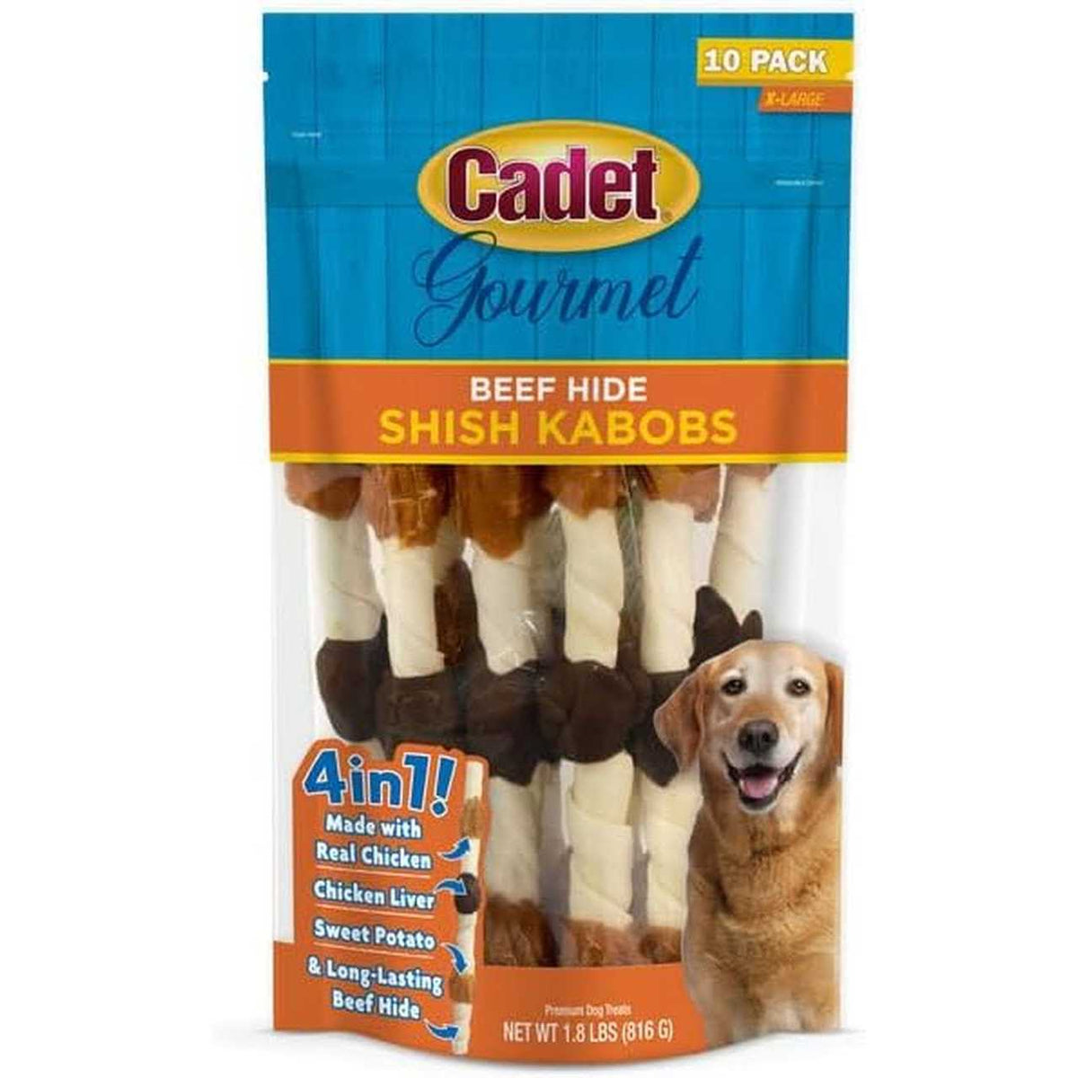 Beef Hide Shish Kabobs Dog Treat B690566