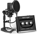 Computer Microphone with Shock Mount, Pop Filter, and XLR Cable J4244