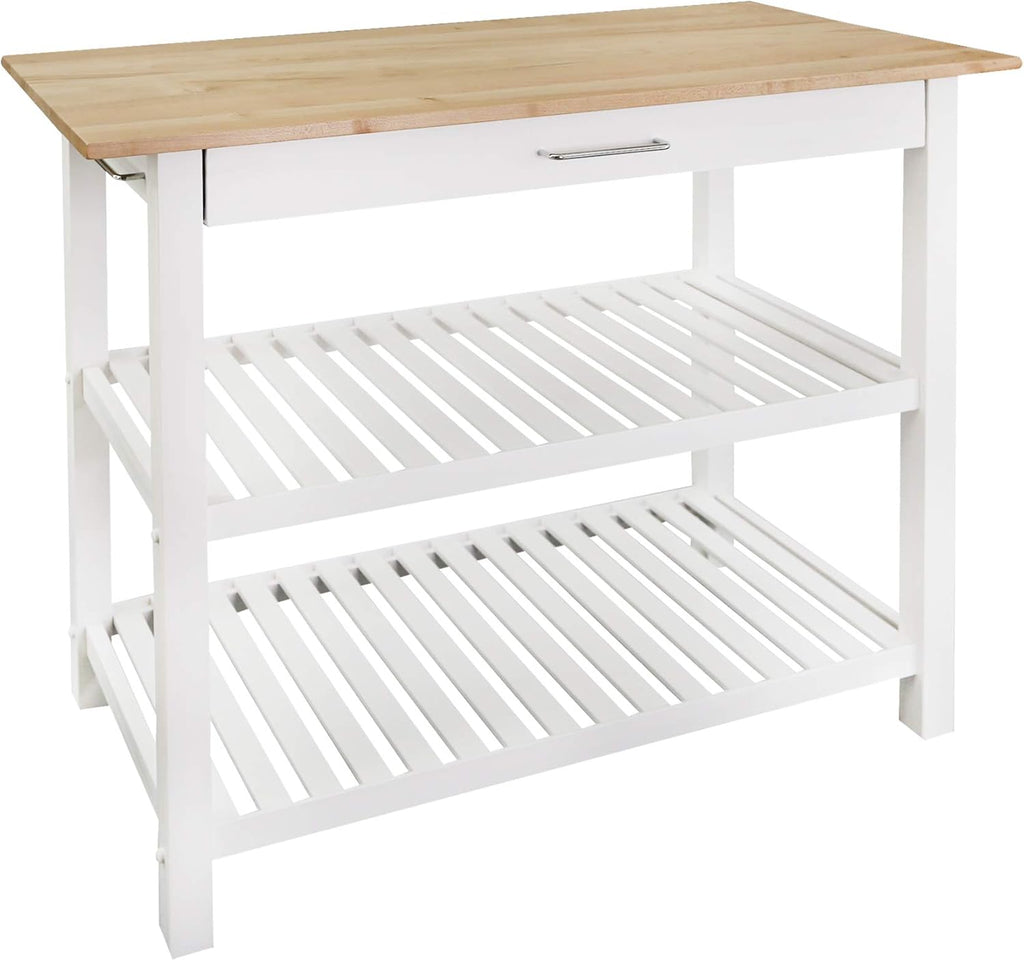 Kitchen Island with Solid American Hardwood Top K706