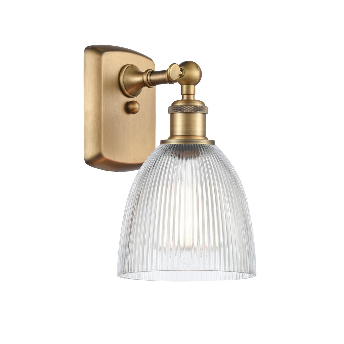 Brushed Brass 1 Light Sconce J8739