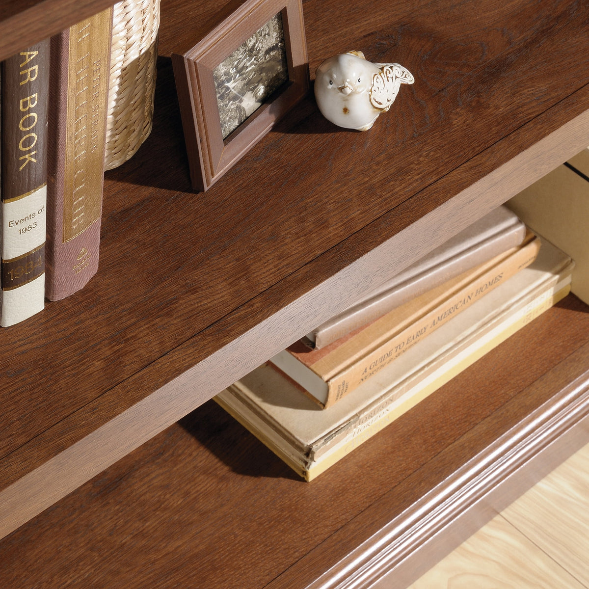Oiled Oak Finish 2-Shelf Bookcase G379996