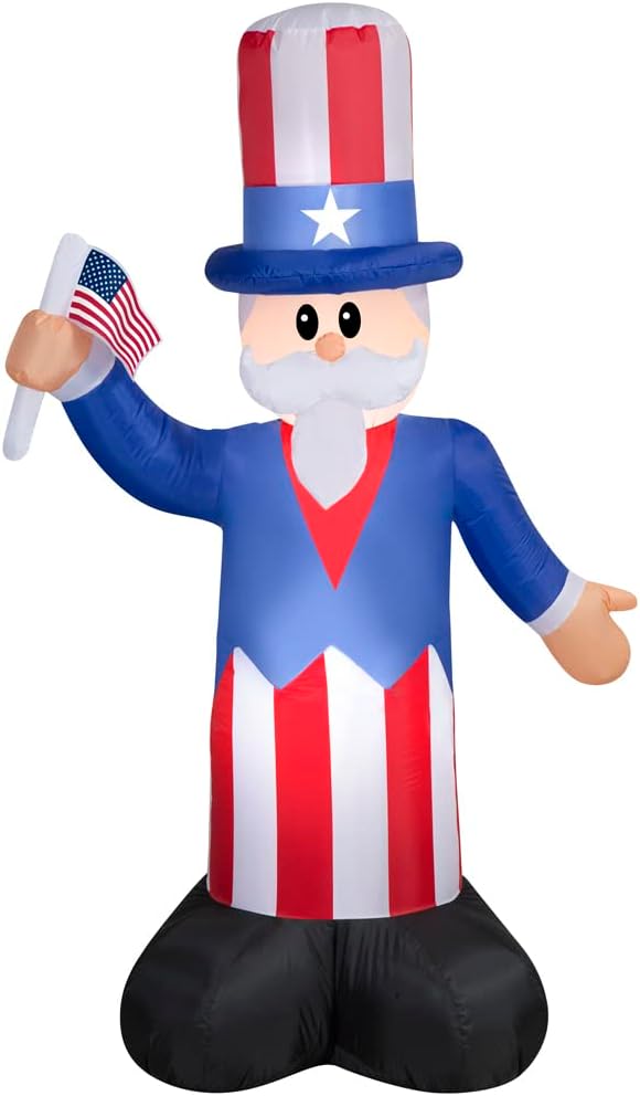 5 ft Tall Inflatable Uncle Sam K9057