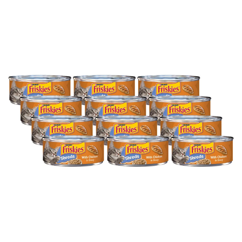 5.5 OZ Wet Cat Food with Chicken (Pack of 12) E4264