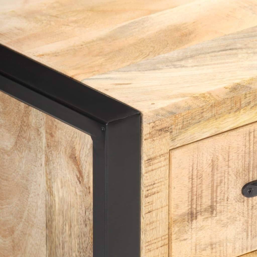 Solid Mango Wood Bedside Cabinet F688911