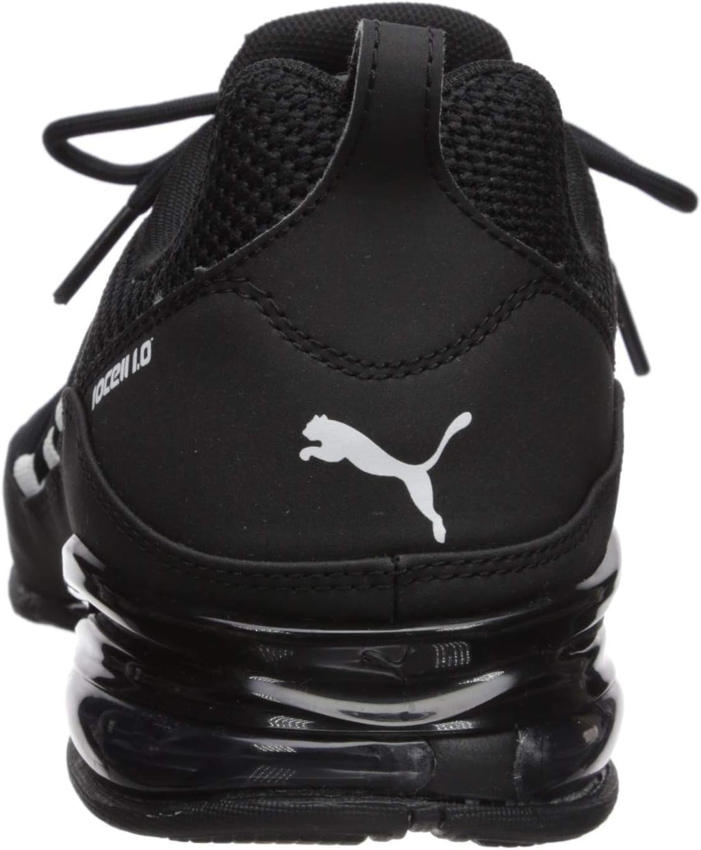 Black/White 10.5 Woven Running Shoe P467