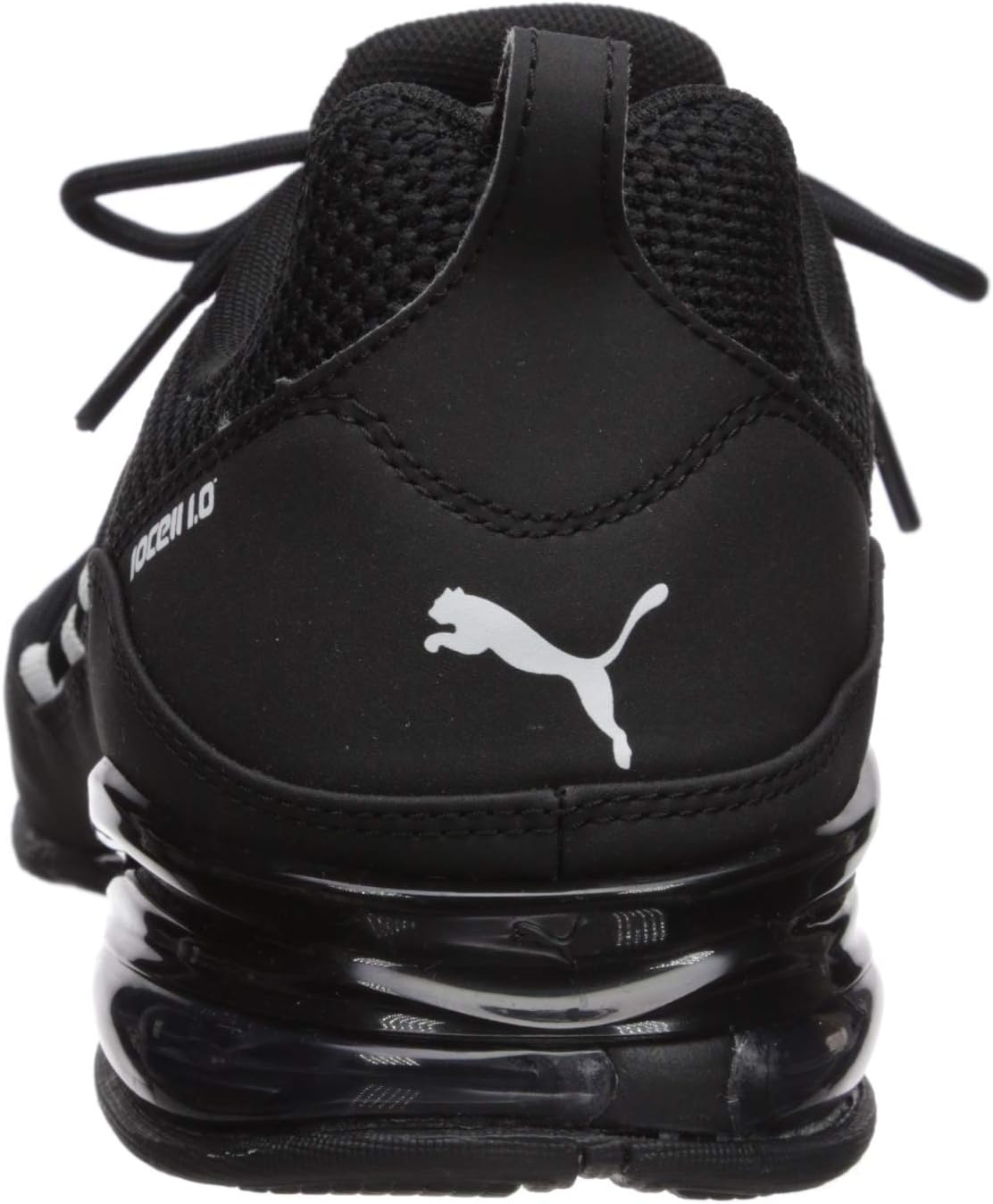 Black/White 10.5 Woven Running Shoe P467