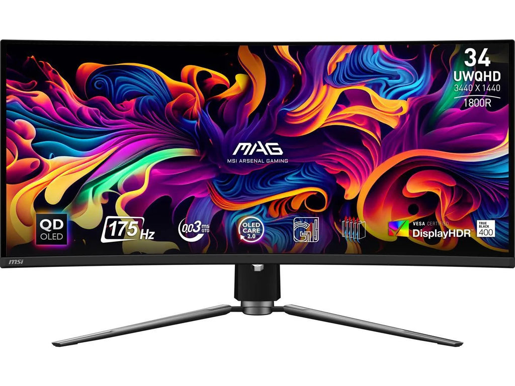 34 175 Hz UWQHD Curved Gaming Monitor 3440 x 1440 R480