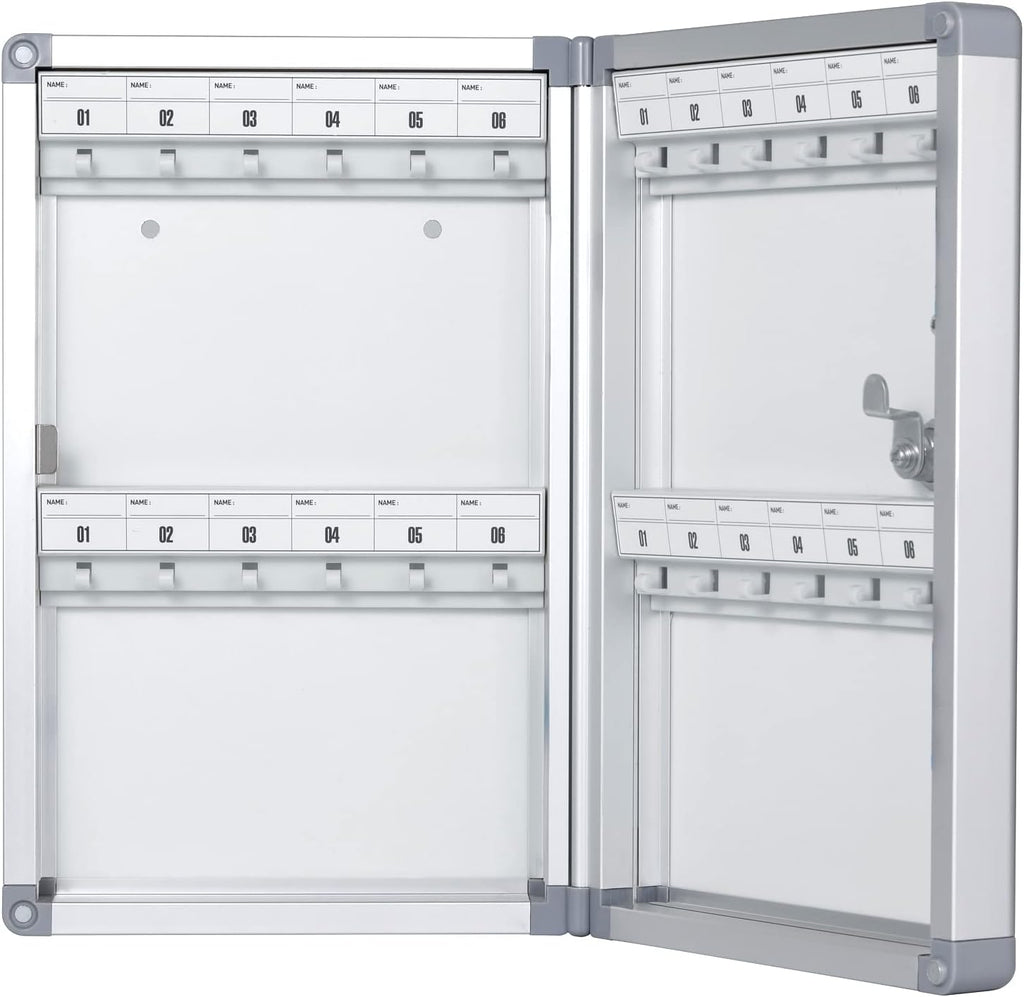 Key Lock Box, Key Cabinet Wall Mount with Key Tag G6579