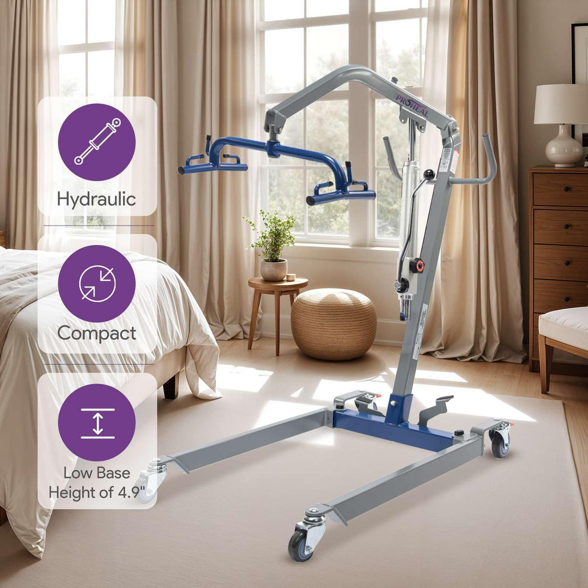 400 lb Weight Capacity Manual Patient Lift A1051