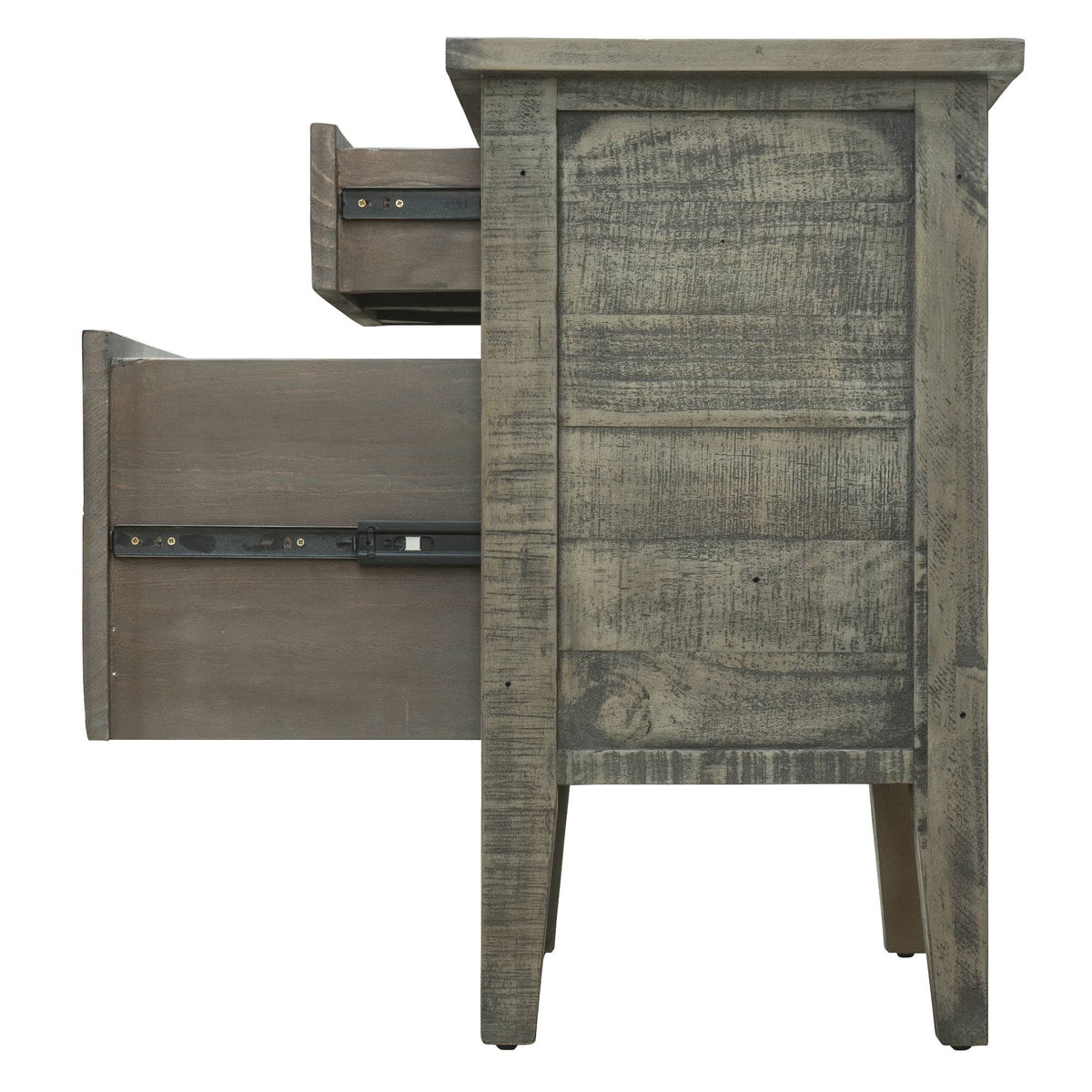Reclaimed Wood Filing Cabinet with Two Drawers W544054