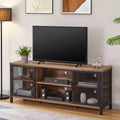 Rustic Oak 60 Inch Wide Wood TV Stand U427483