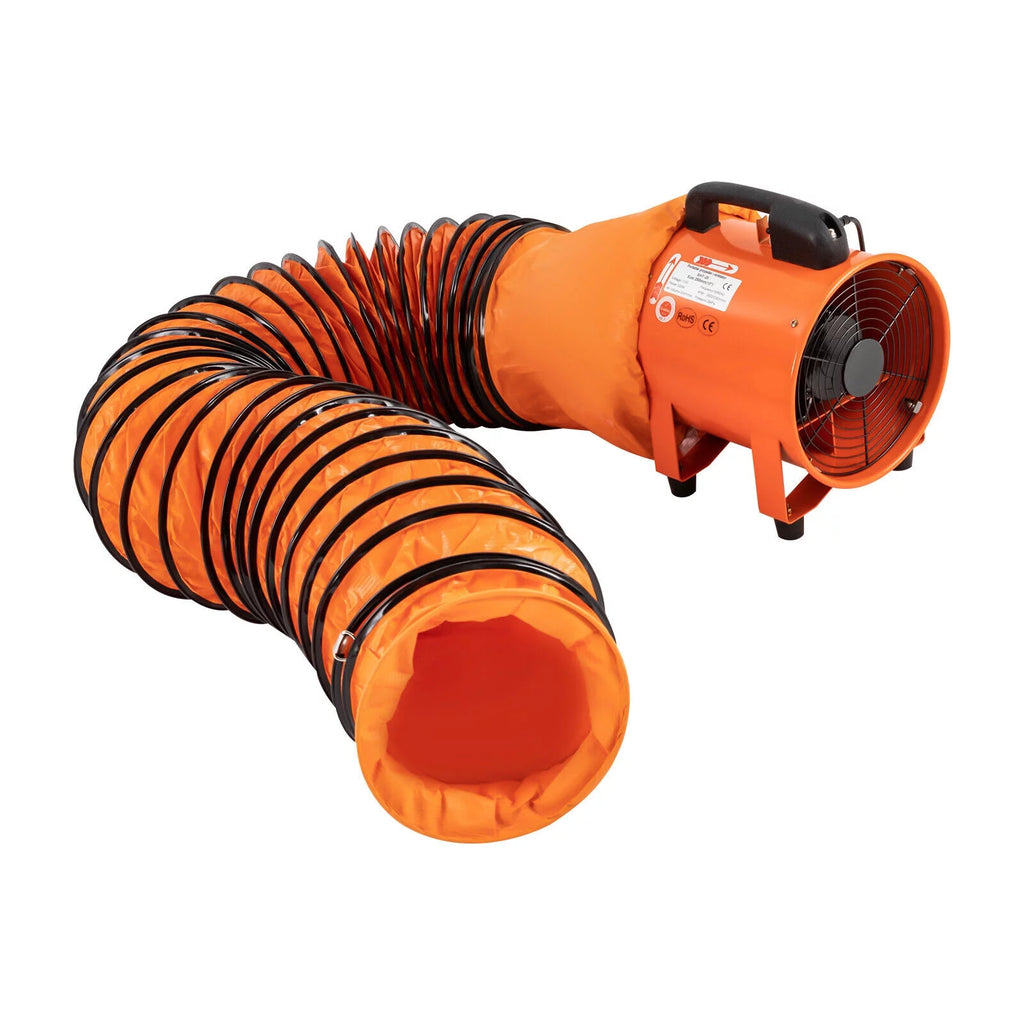 10 Inch Industrial Exhaust Fan with 16 ft Duct Hose I665