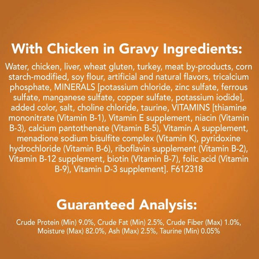 5.5 OZ Wet Cat Food with Chicken (Pack of 12) E4264