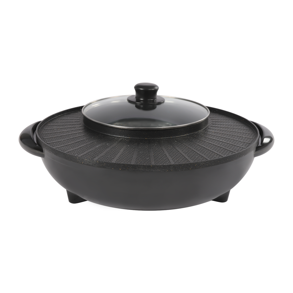 Portable Circular Hotpot Grill Combo Nonstick E1257