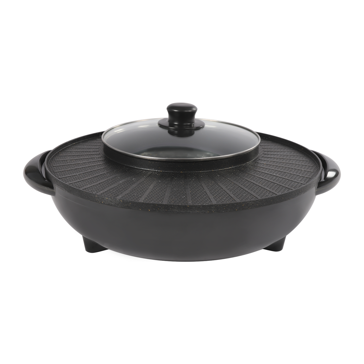 Portable Circular Hotpot Grill Combo Nonstick E1257
