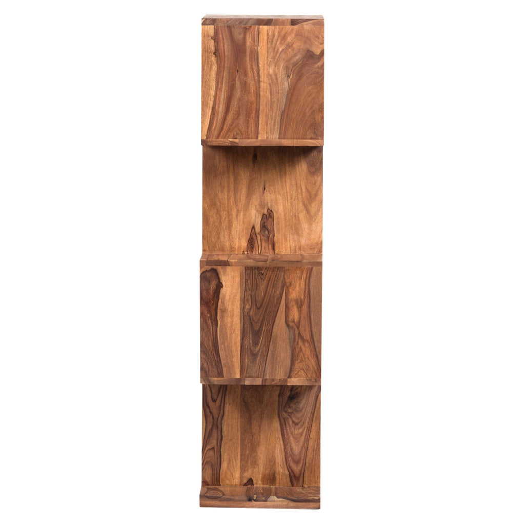 4 Shelf Stacked Wood Bookcase Y823