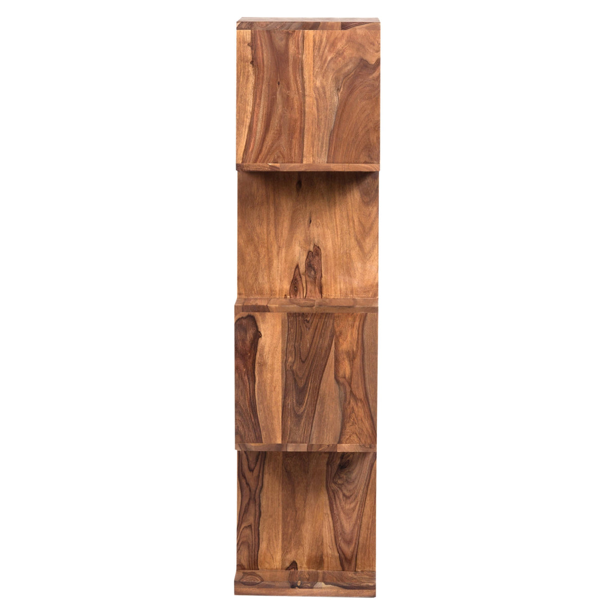 4 Shelf Stacked Wood Bookcase Y823