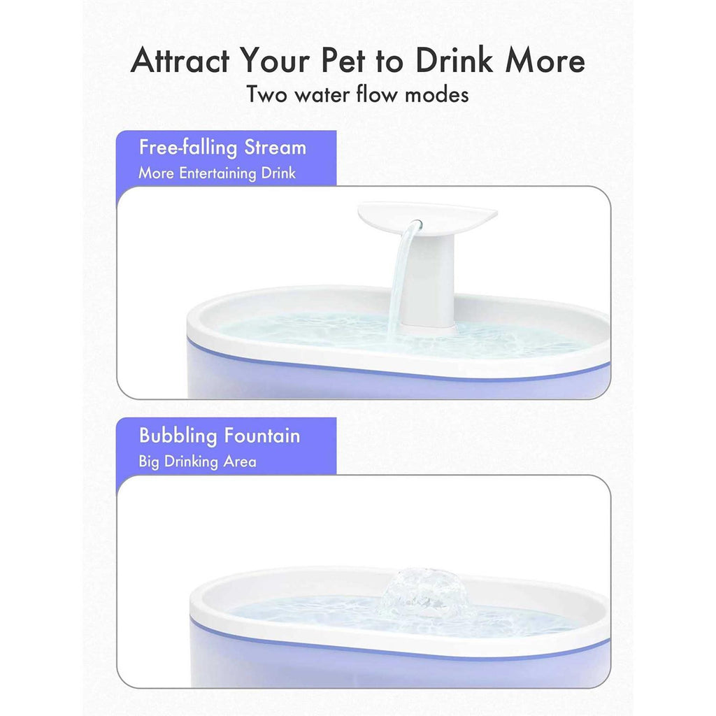 Cat Water Fountain 71fl oz/2.1L Ultra Quiet Pet Water Fountain U435153