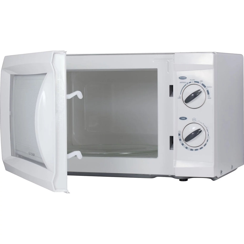 White 0.6 cu. ft. 600W Countertop Microwave Oven S5285