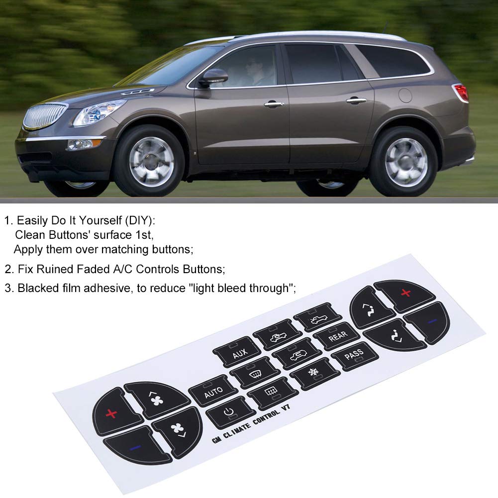 Car AC Dash Button Repair Kit A303974