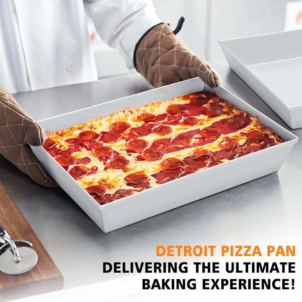 10x14x2.5 Inch Non Stick Hard Anodized Square Pizza Pan Y167448